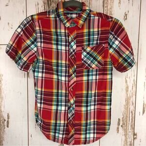 Arizona Jeans Co. Plaid shirt, size L(10/12). In excellent condition!